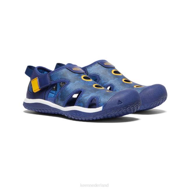 KEEN pijlstaartrog sandaal 804T916 schoenen heldere kobalt/blauwe diepten Grote kinderen