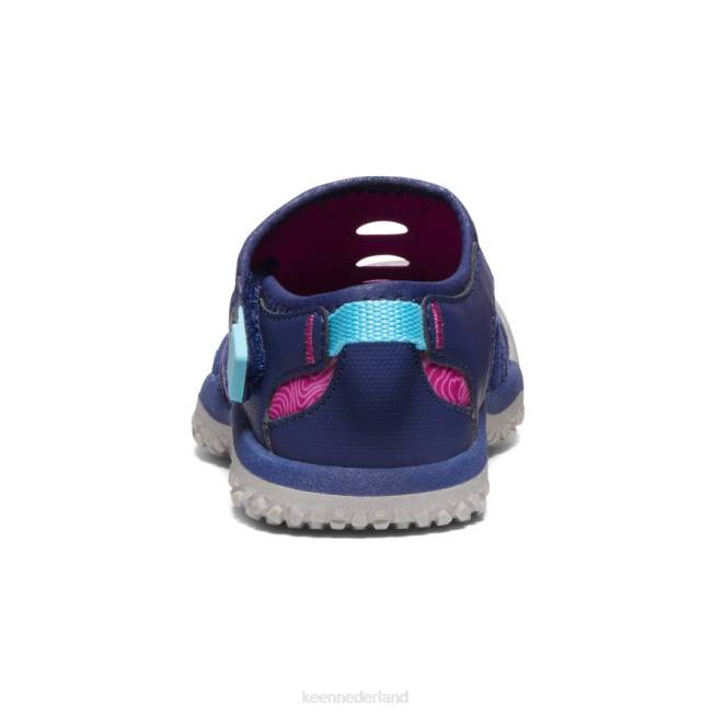 KEEN pijlstaartrog sandaal 804T945 schoenen blauwe diepten/festivalfuchsia peuters