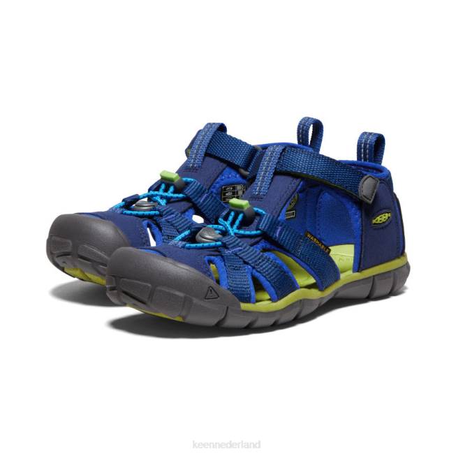 KEEN zeekamp ii cnx 804T786 schoenen blauwe diepten/chartreuse Grote kinderen