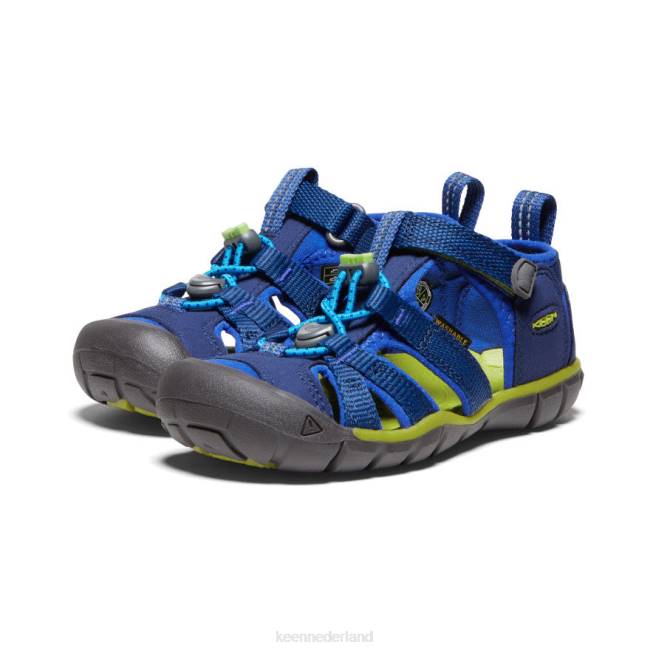 KEEN zeekamp ii cnx 804T846 schoenen blauwe diepten/chartreuse kleine kinderen