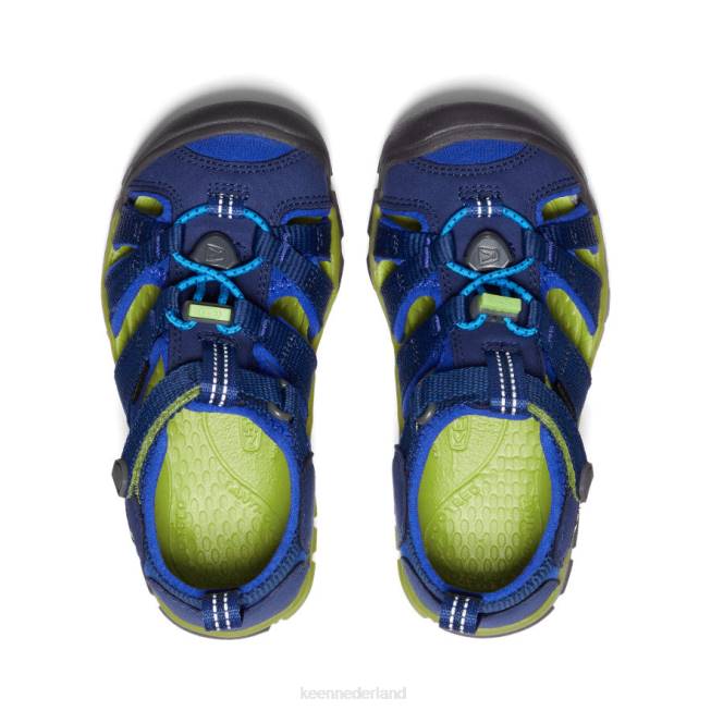 KEEN zeekamp ii cnx 804T846 schoenen blauwe diepten/chartreuse kleine kinderen