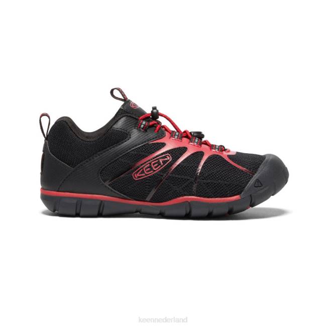 KEEN chandler 2 cnx-sneaker 804T881 schoenen zwart/rood tapijt Grote kinderen