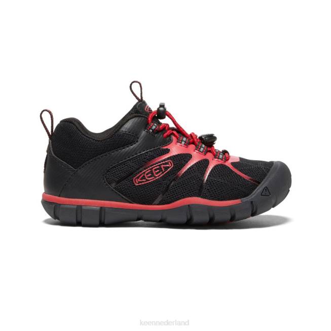 KEEN chandler 2 cnx-sneaker 804T901 schoenen zwart/rood tapijt kleine kinderen