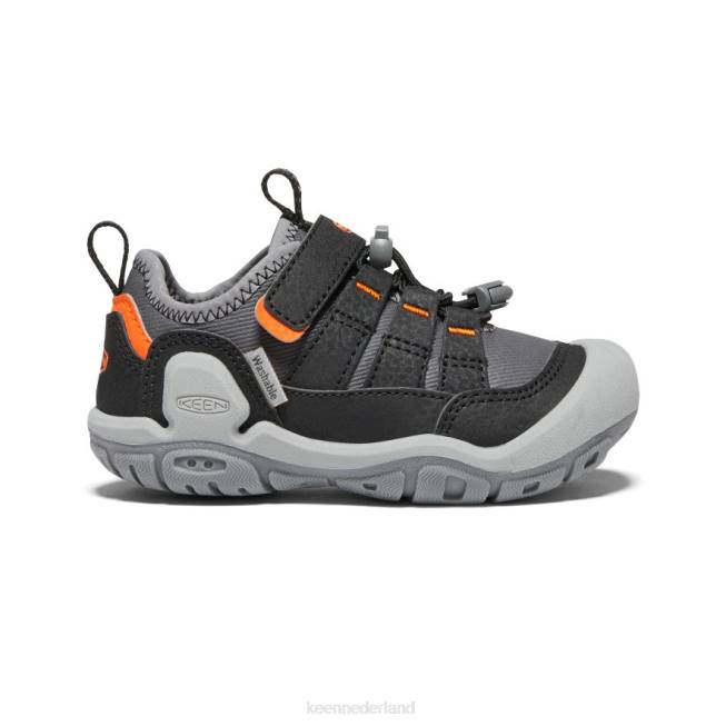KEEN geknoopte holle sneaker 804T908 schoenen staalgrijs/veiligheidsoranje Grote kinderen