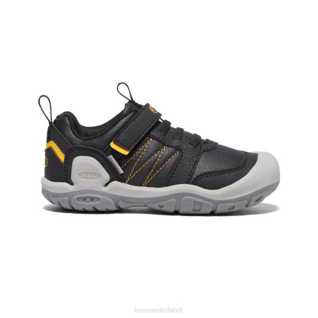 KEEN knotch piek sneaker 804T971 schoenen zwart geel kleine kinderen