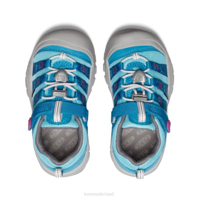 KEEN nieuwpoort h2sho 804T928 schoenen fjordblauw/festivalfuchsia kleine kinderen