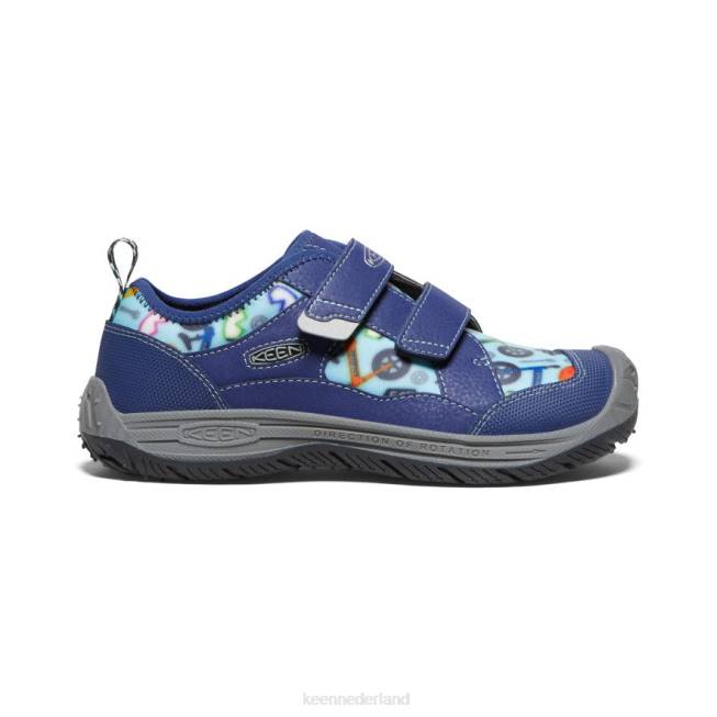 KEEN snelheid hond 804T874 schoenen blauwe diepten/zwart Grote kinderen