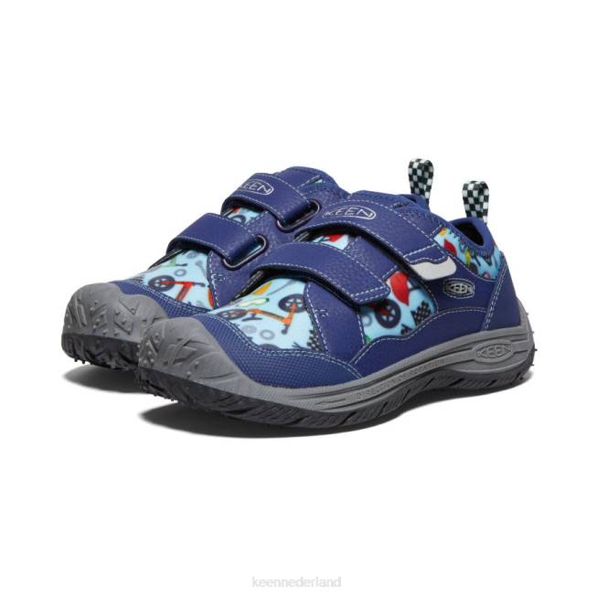 KEEN snelheid hond 804T874 schoenen blauwe diepten/zwart Grote kinderen