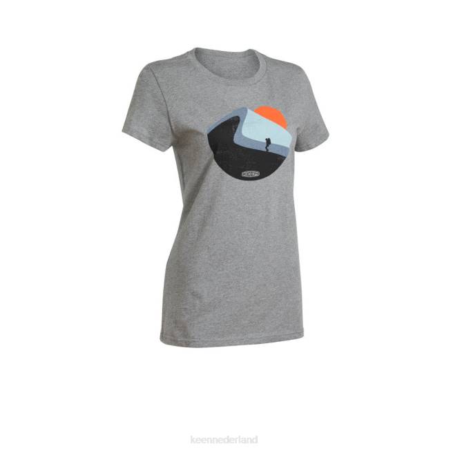 KEEN wandel meer tee 804T632 kleding middengrijs gemêleerd vrouwen
