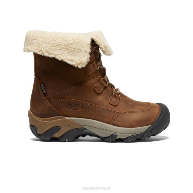 KEEN Betty waterdichte korte laars 804T679 schoenen bruin/shitake vrouwen