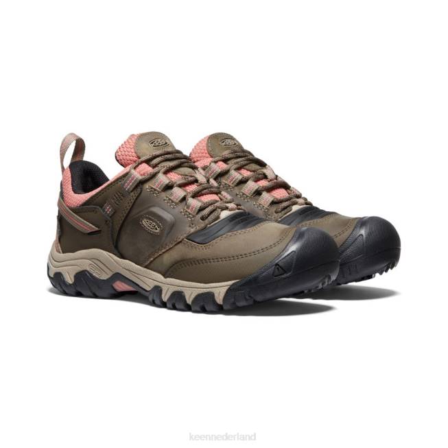 KEEN nokflex waterdicht 804T649 schoenen houtwolf/baksteenstof vrouwen