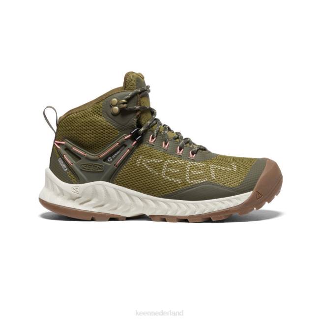 KEEN nxis evo waterdichte laars 804T468 schoenen olijfgroen/zilverberk vrouwen