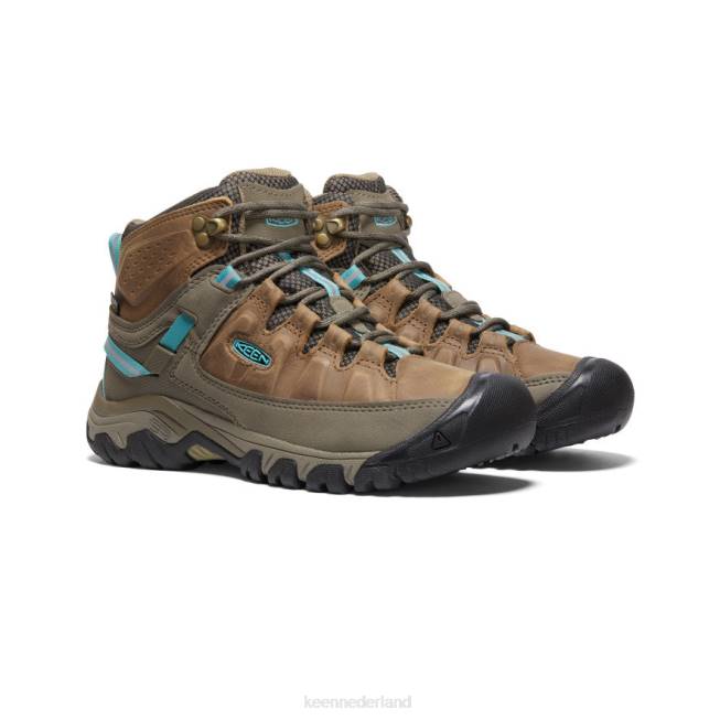 KEEN targhee iii waterdicht midden 804T571 schoenen geroosterde kokosnoot/porselein vrouwen