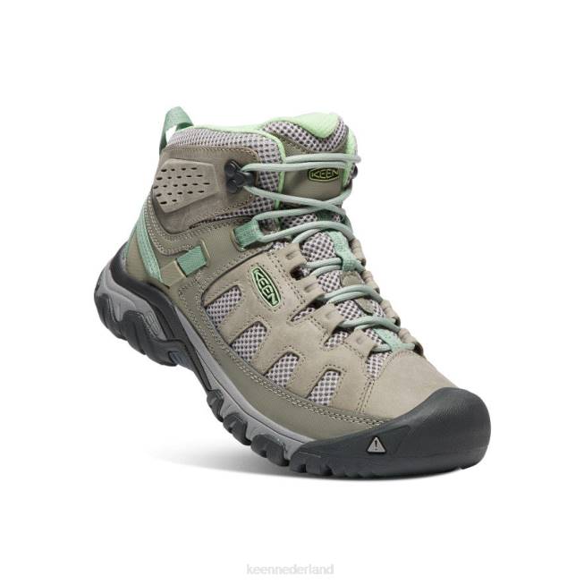 KEEN targhee ventilatie midden 804T586 schoenen fumo/stil groen vrouwen