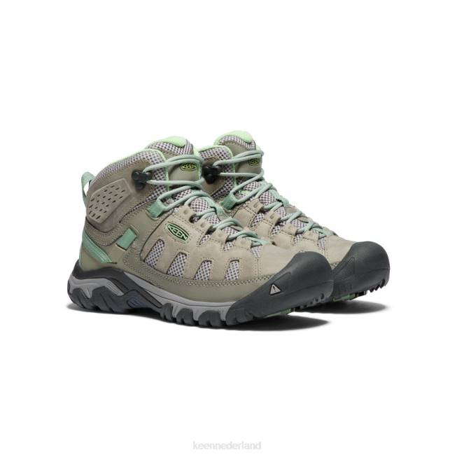 KEEN targhee ventilatie midden 804T586 schoenen fumo/stil groen vrouwen