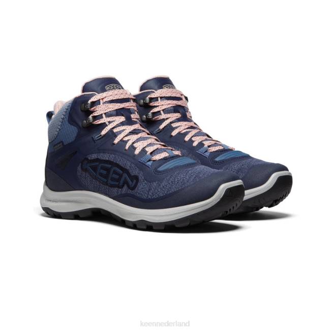 KEEN terradora flex waterdichte laars 804T582 schoenen vintage indigo/perzikachtig vrouwen