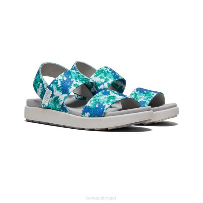 KEEN Elle sandaal met band 804T422 schoenen porselein/tie-dye vrouwen