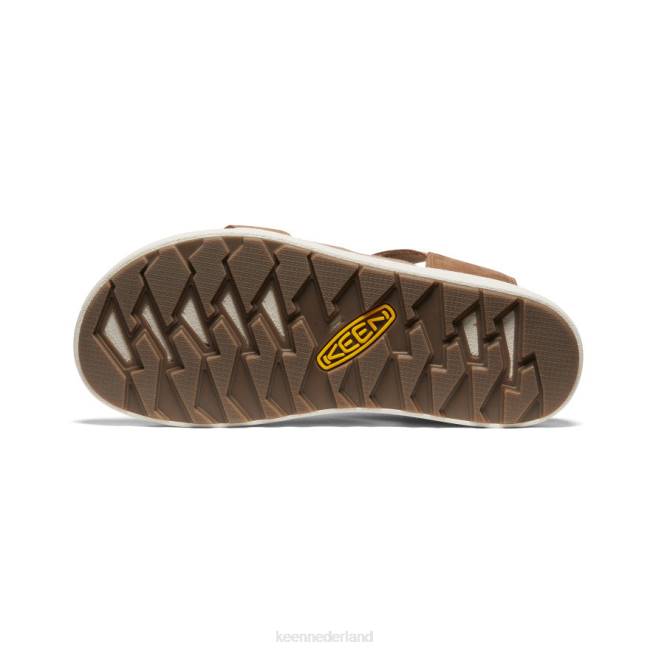 KEEN Elle sandaal met gemengde bandjes 804T427 schoenen geroosterde kokosnoot/berk vrouwen