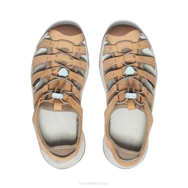 KEEN astoria west lederen sandaal 804T616 schoenen hinde/blauw glas vrouwen