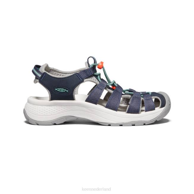 KEEN astoria west sandaal 804T548 schoenen marineblauw/afgeschuind glas vrouwen