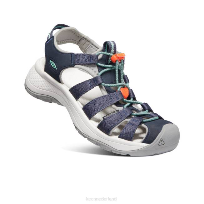 KEEN astoria west sandaal 804T548 schoenen marineblauw/afgeschuind glas vrouwen