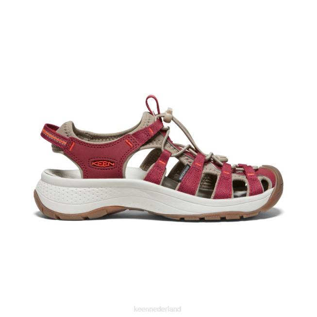 KEEN astoria west sandaal 804T552 schoenen Merlot/scharlaken ibis vrouwen