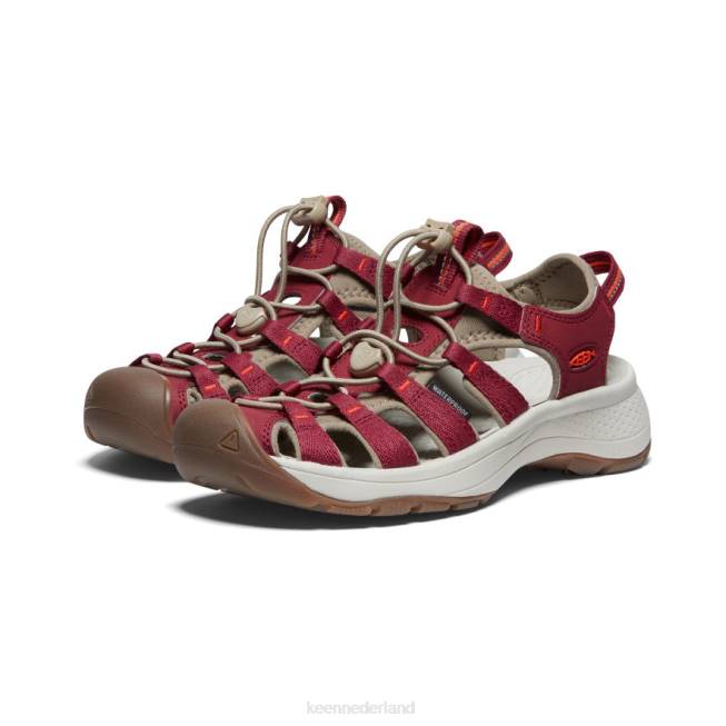 KEEN astoria west sandaal 804T552 schoenen Merlot/scharlaken ibis vrouwen