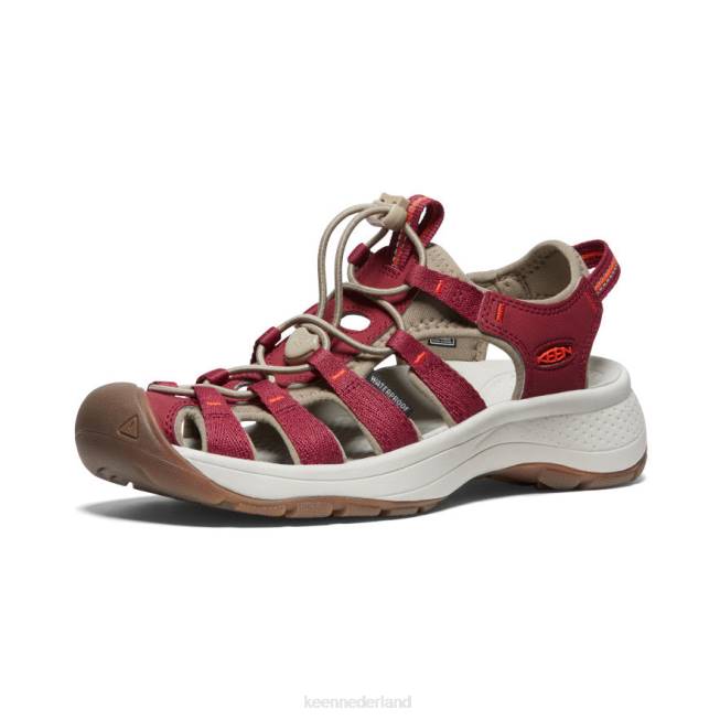 KEEN astoria west sandaal 804T552 schoenen Merlot/scharlaken ibis vrouwen