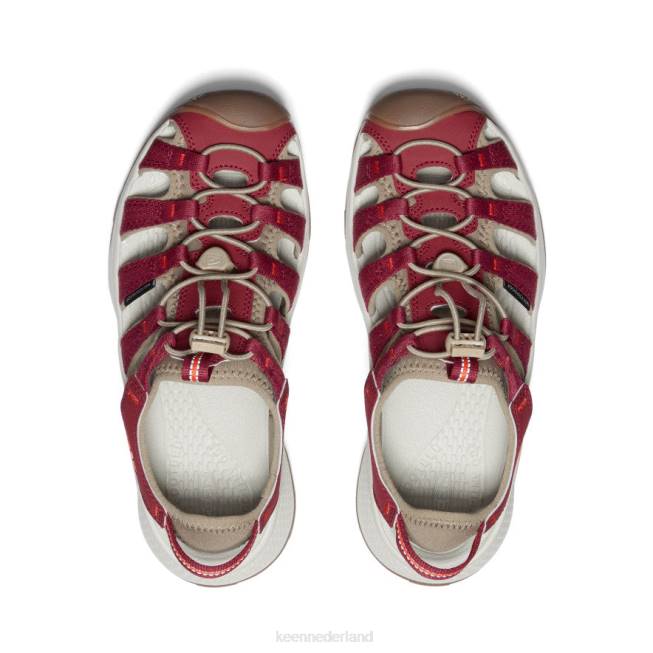 KEEN astoria west sandaal 804T552 schoenen Merlot/scharlaken ibis vrouwen