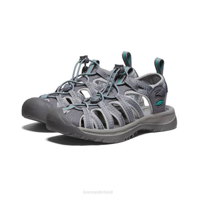 KEEN fluisteren 804T521 schoenen middengrijs/pauwgroen vrouwen