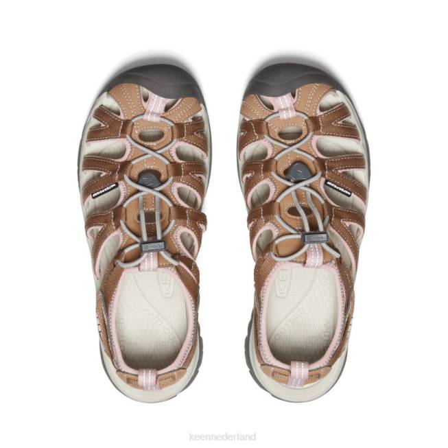 KEEN fluisteren 804T530 schoenen geroosterde kokosnoot/perzikzweep vrouwen