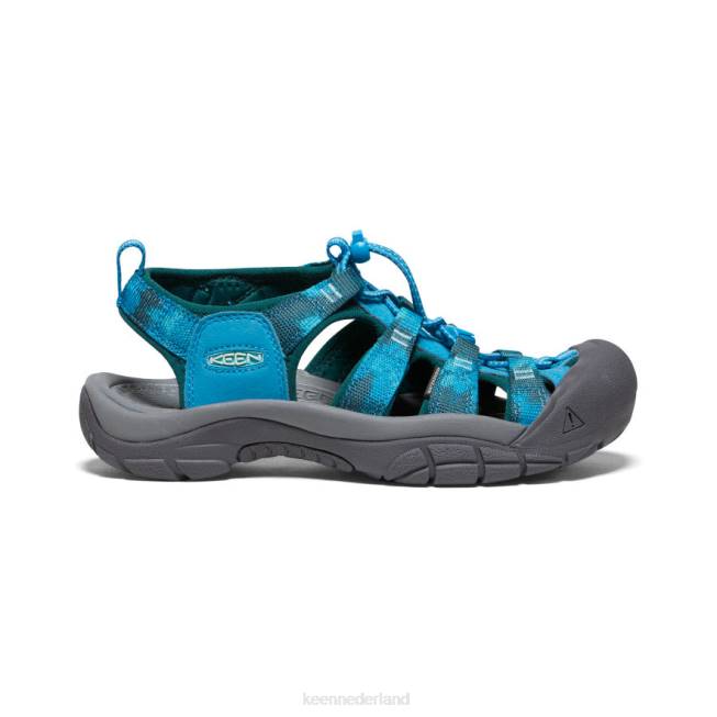 KEEN nieuwpoort h2 804T409 schoenen fjordblauw/tie-dye vrouwen