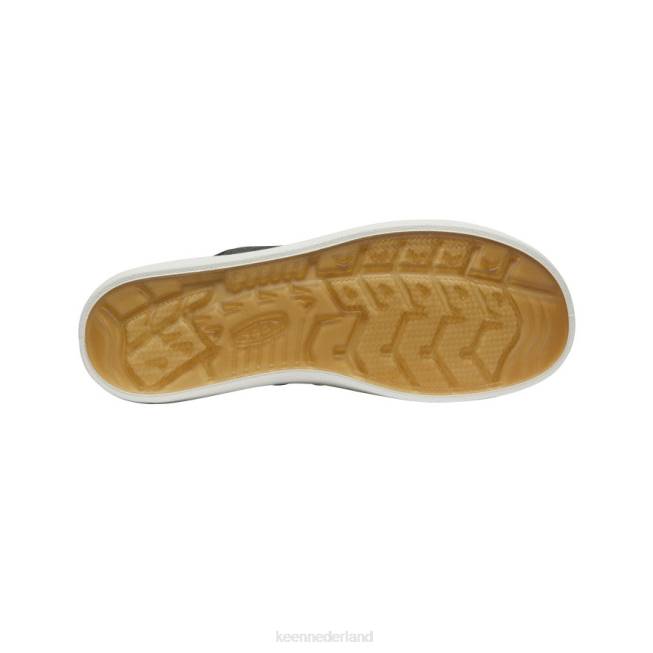 KEEN Elsa oogst leren sneaker 804T628 schoenen zwart/zilverberk vrouwen