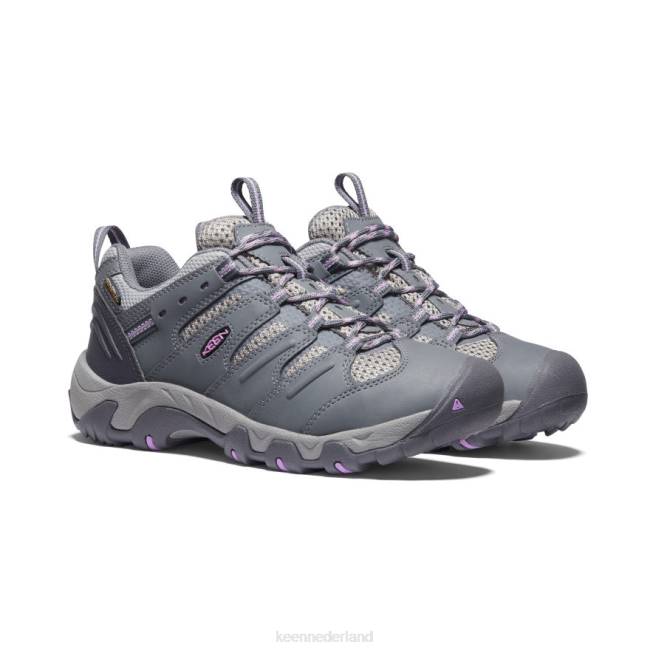 KEEN Koven waterdichte schoen 804T665 schoenen staalgrijs/Afrikaans violet vrouwen