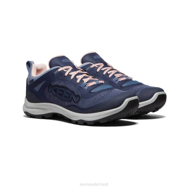 KEEN terradora flex waterdichte schoen 804T604 schoenen vintage indigo/perzikachtig vrouwen
