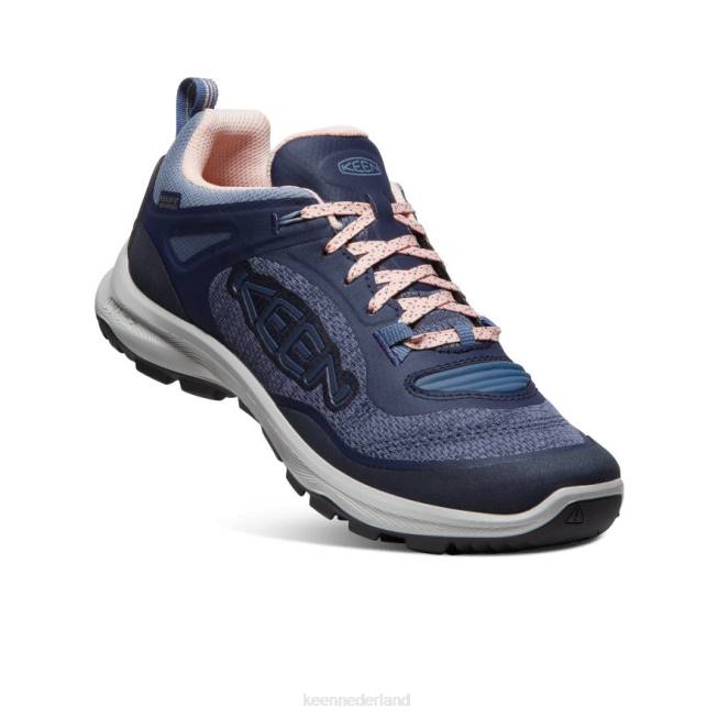 KEEN terradora flex waterdichte schoen 804T604 schoenen vintage indigo/perzikachtig vrouwen